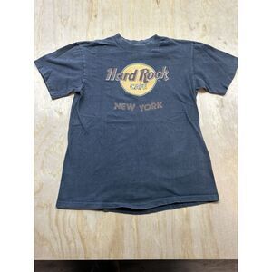 Hard Rock Cafe T Shirt 90’s New York Sz Small Black Single Stitch